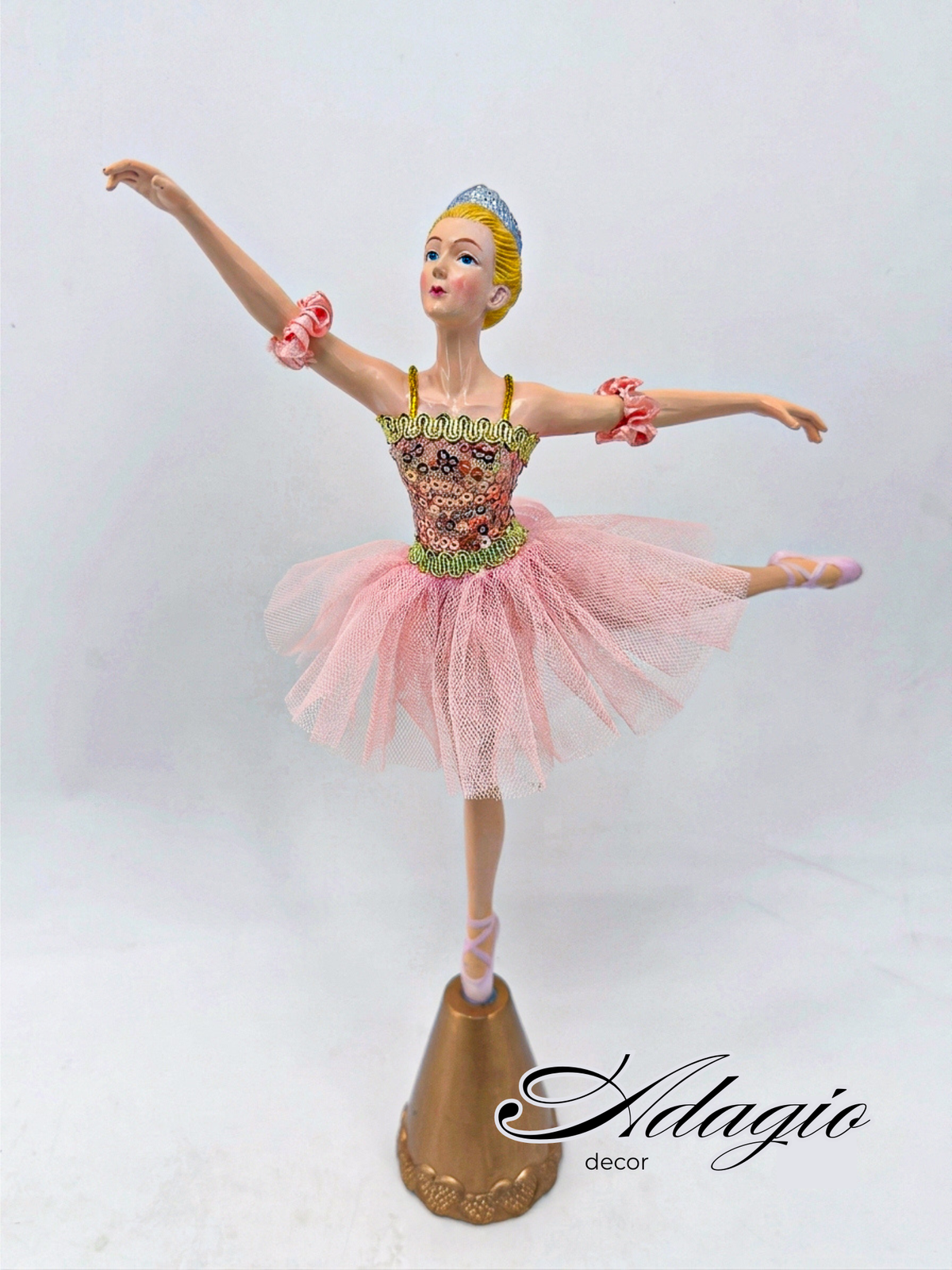 Heirloom Dancing Ballerina Christmas Tree Topper – Nutcracker Collection (Preorder)