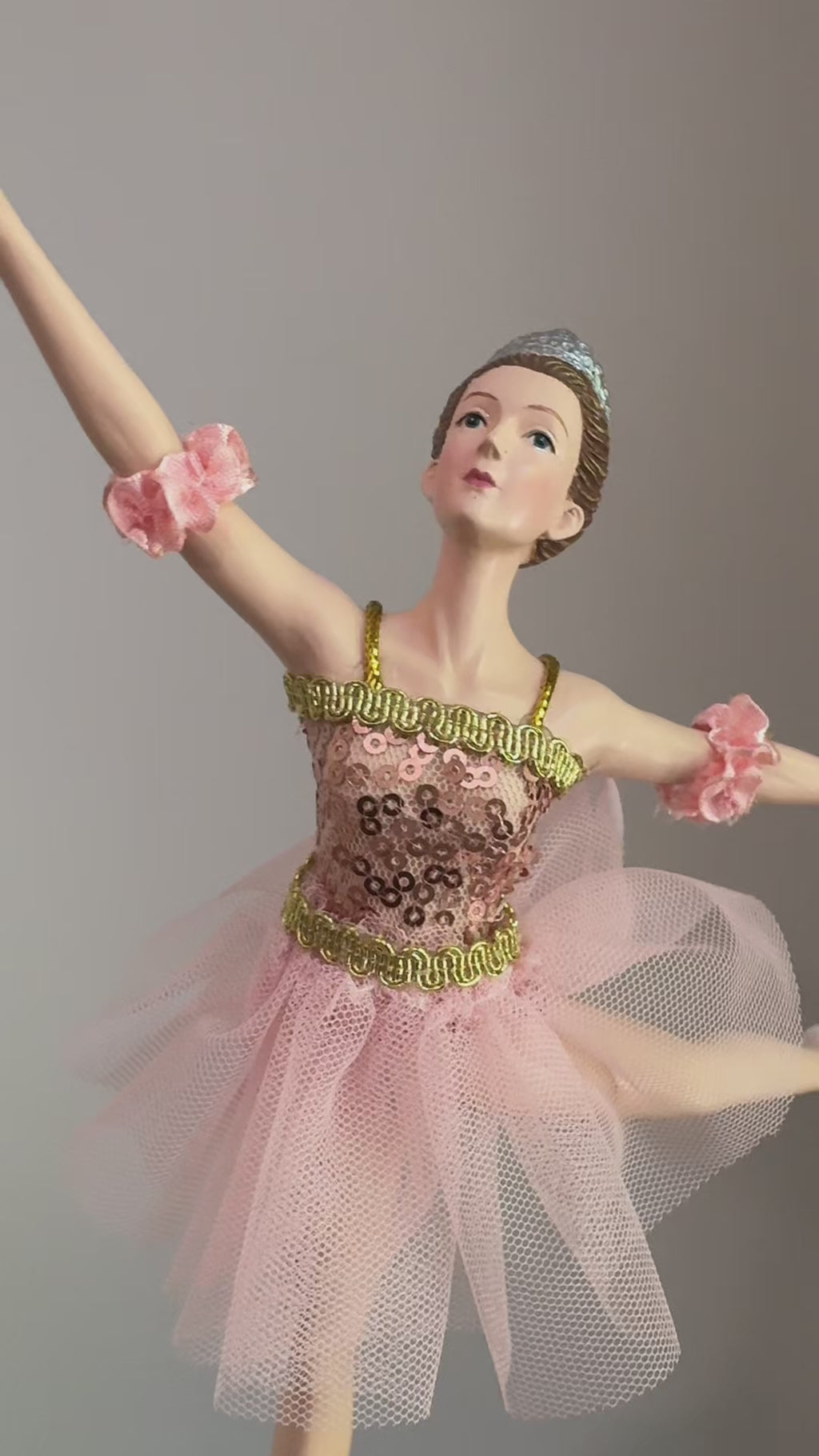 Heirloom Dancing Ballerina Christmas Tree Topper – Nutcracker Collection (Preorder)