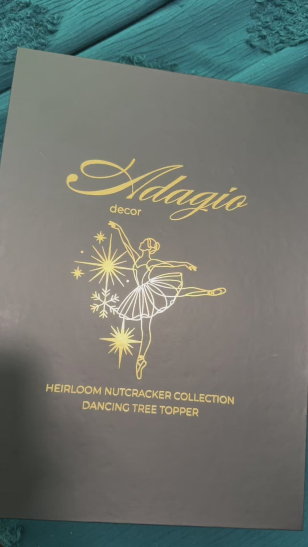 Heirloom Dancing Ballerina Christmas Tree Topper – Nutcracker Collection (Preorder)